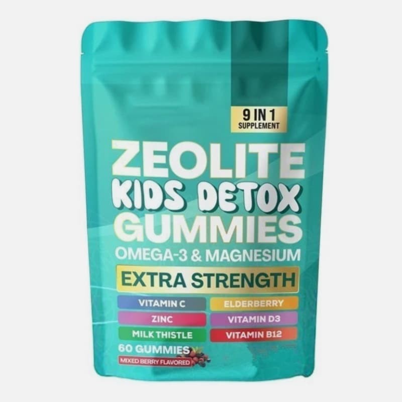 Cleansing Gummies Kids All-in-One Mixed Berry Flavored Zeolite 60 Gummies