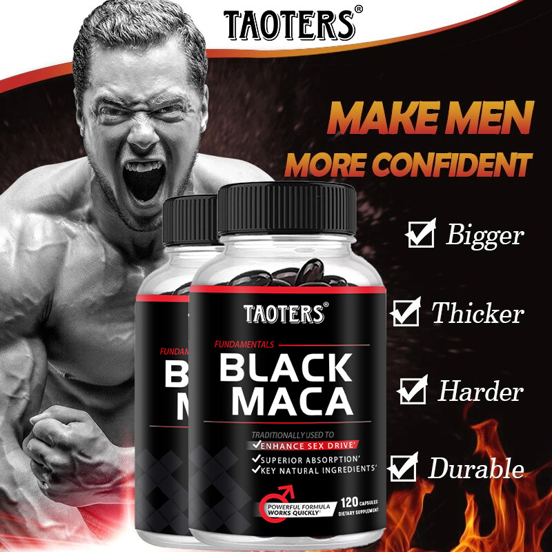 Black Maca – Natural Energy and Endurance Supplement, 30TO120 Capsules
