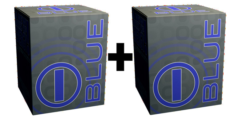 2 Boxes of BHIP BLUE Energy Blend Energy Drink SPECIAL SALE