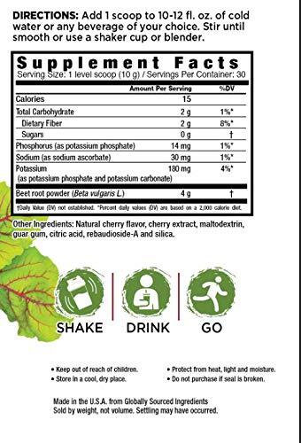 Bountiful Beets Superfood Extract Supports Healthy Circulation Cherry Flavor