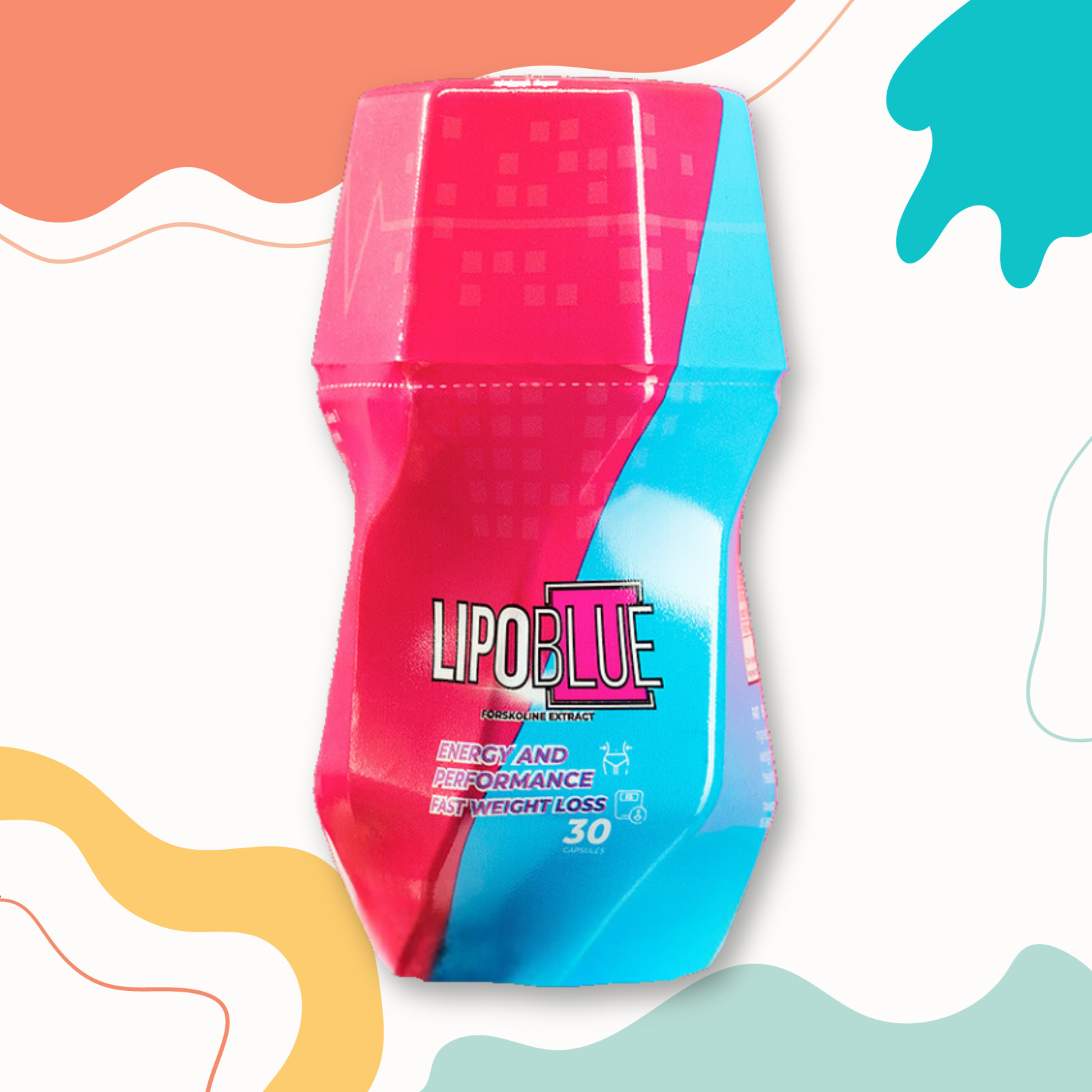 LIPOBLUE Fat Burner for Weight Loss | Quemador de Grasa Adelgazante Natural