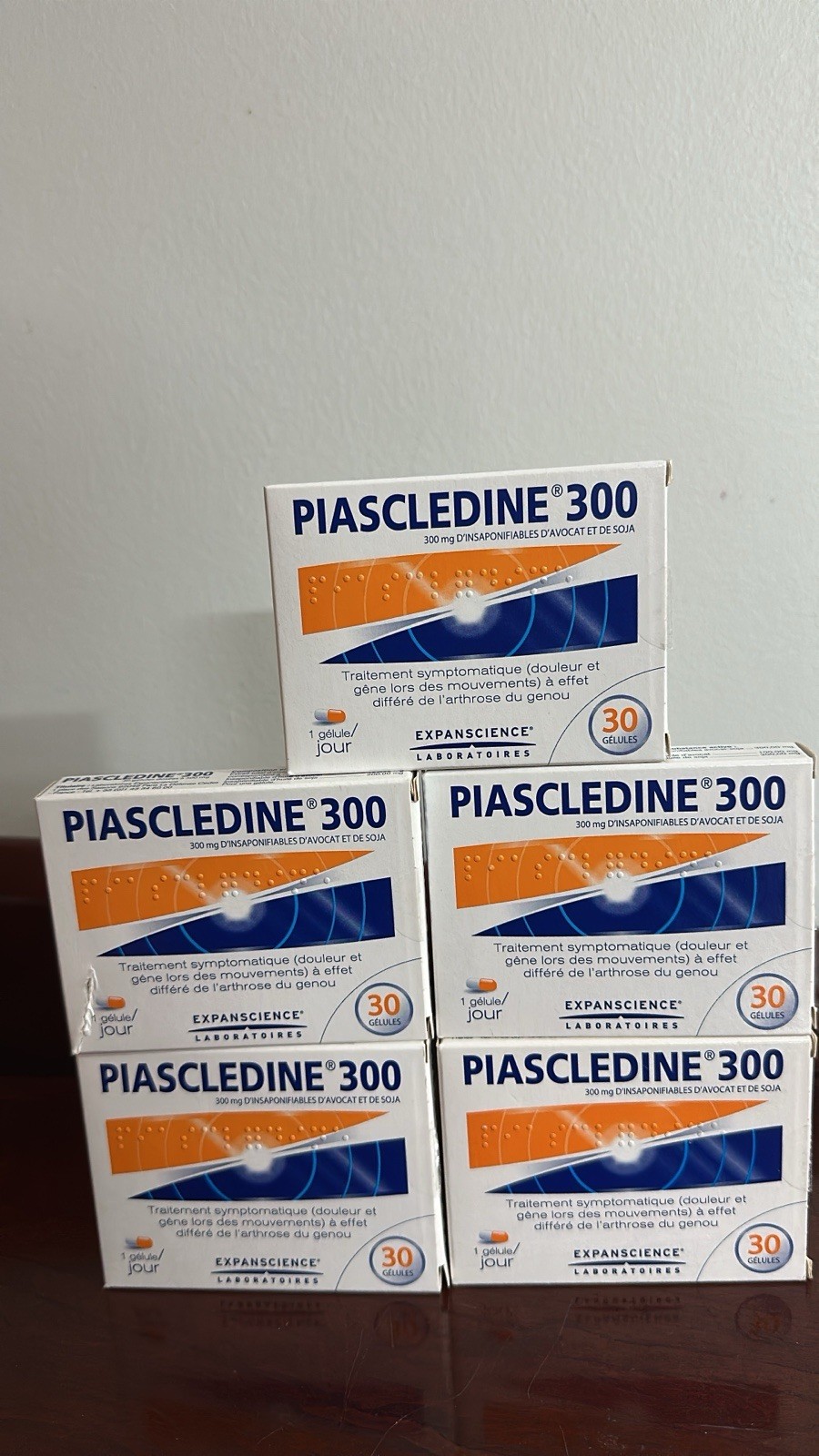Piascledine 300 mg 30 Units Made In France 5 Boxes