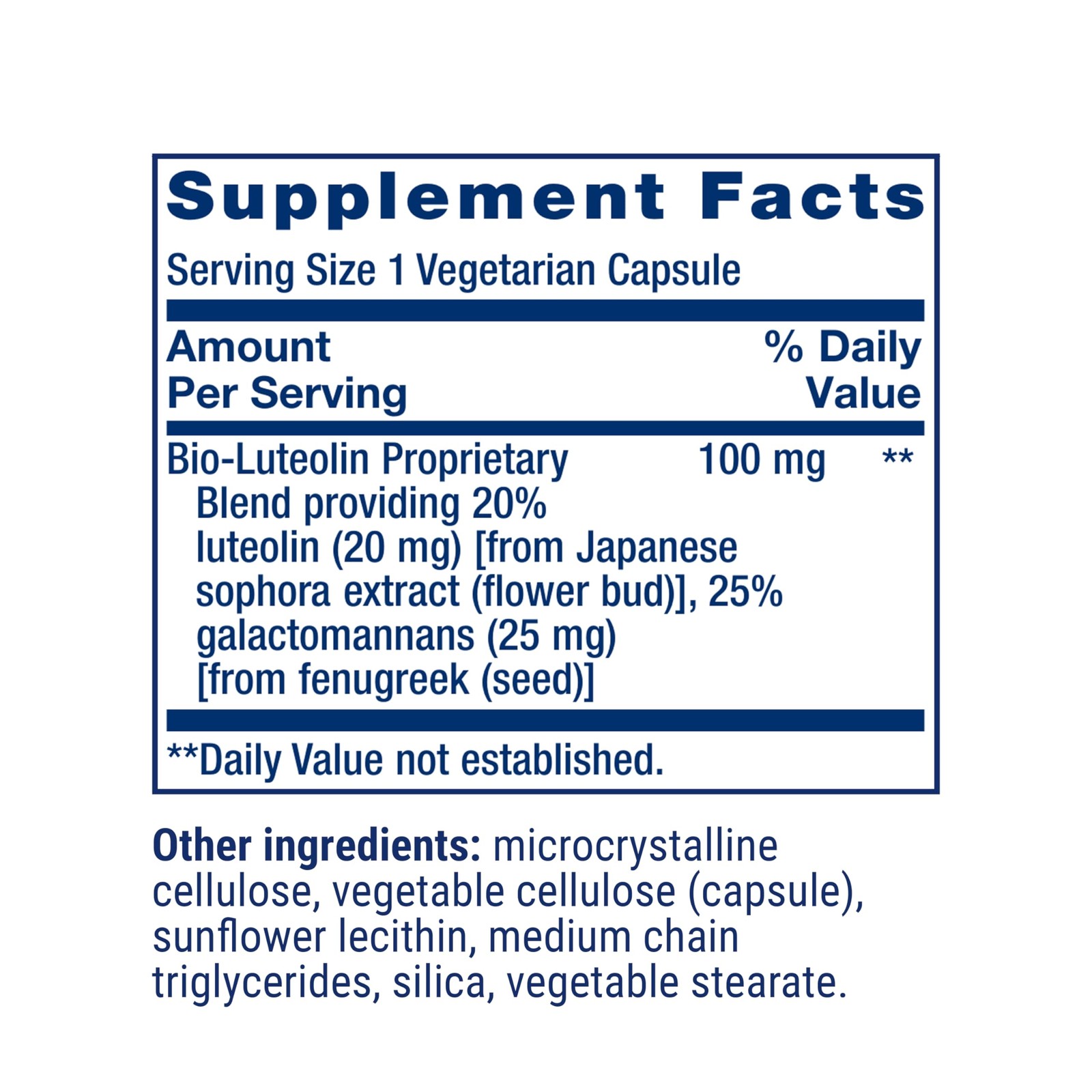 Life Extension® Bio-Luteolin™, Cellular 30 Count (Pack of 1), Beige, Speckled