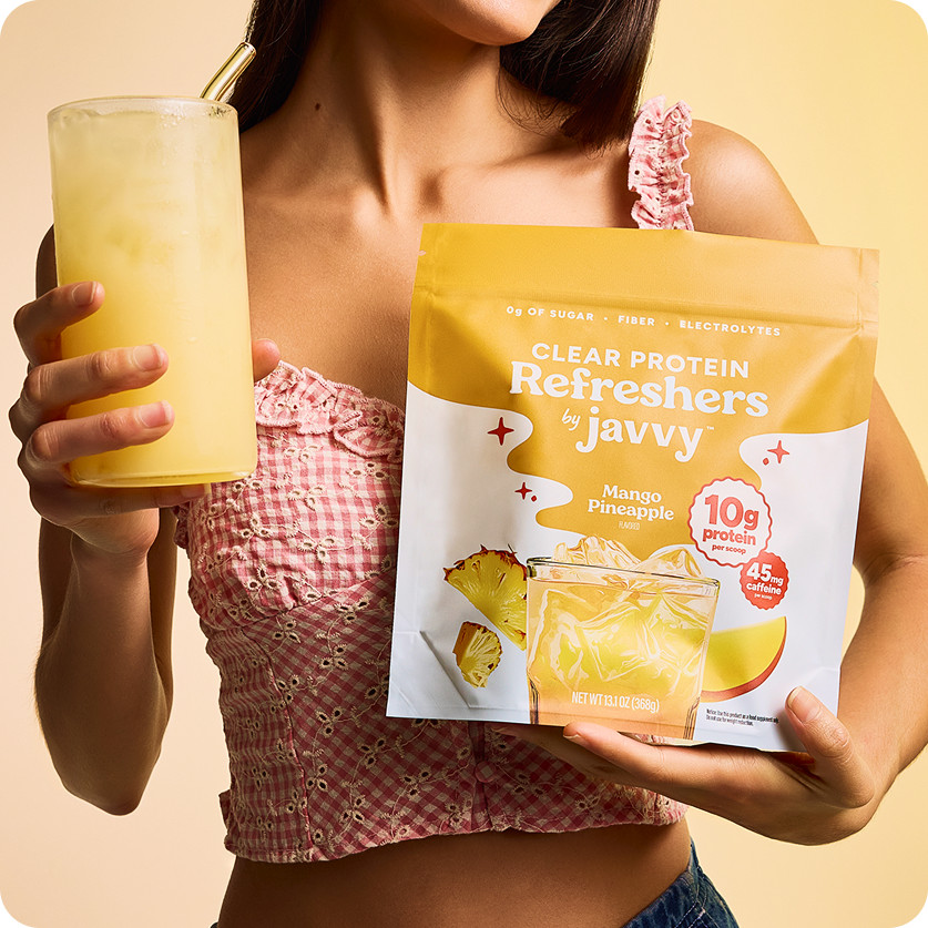 Javvy Clear Protein Refresher Variety Pack 3 Flavors 10g Protein 0g Sugar