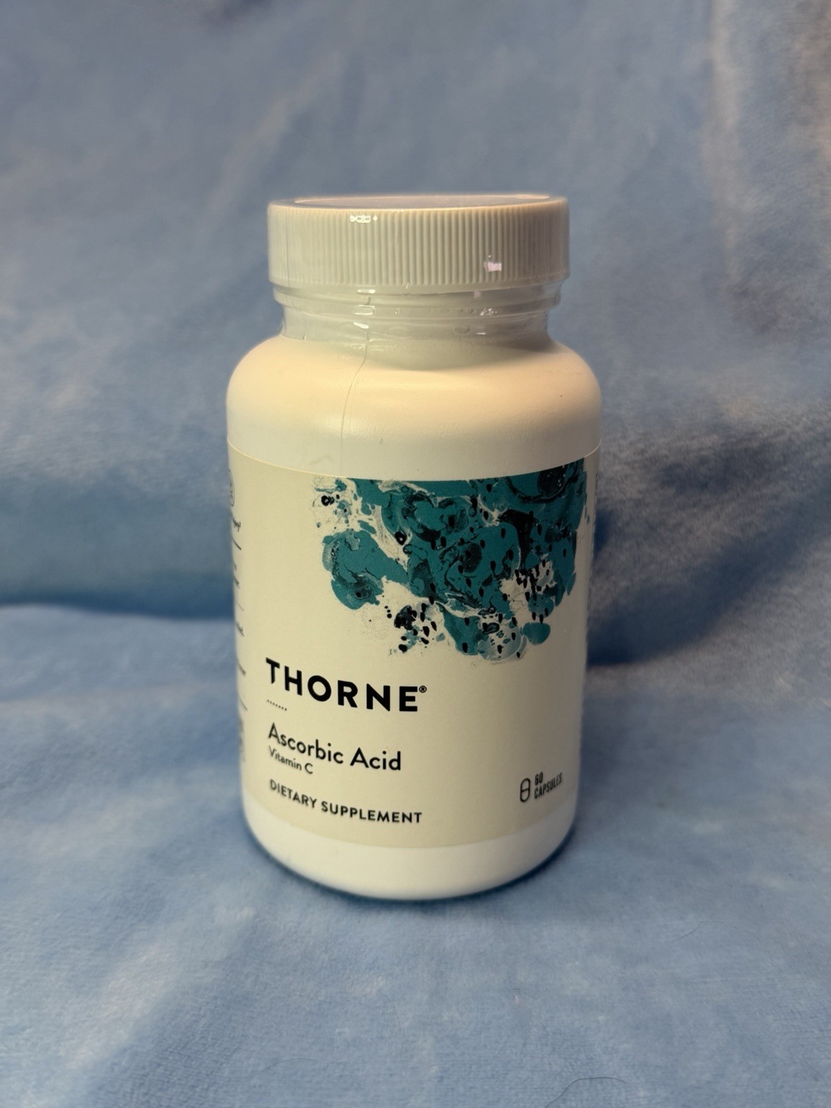 THORNE Ascorbic Acid – 1000 mg Vitamin C Supplement – Immune Support – 60 Caps