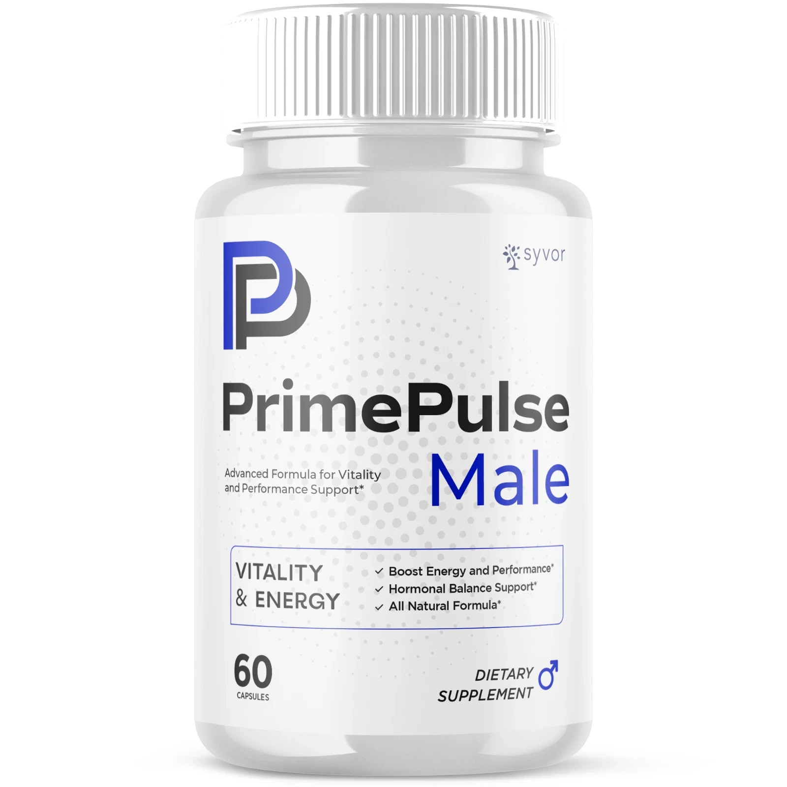 (1 Pack) Prime Pulse Advanced Male Pills PrimePulse Vitamin Supplement 60 Caps