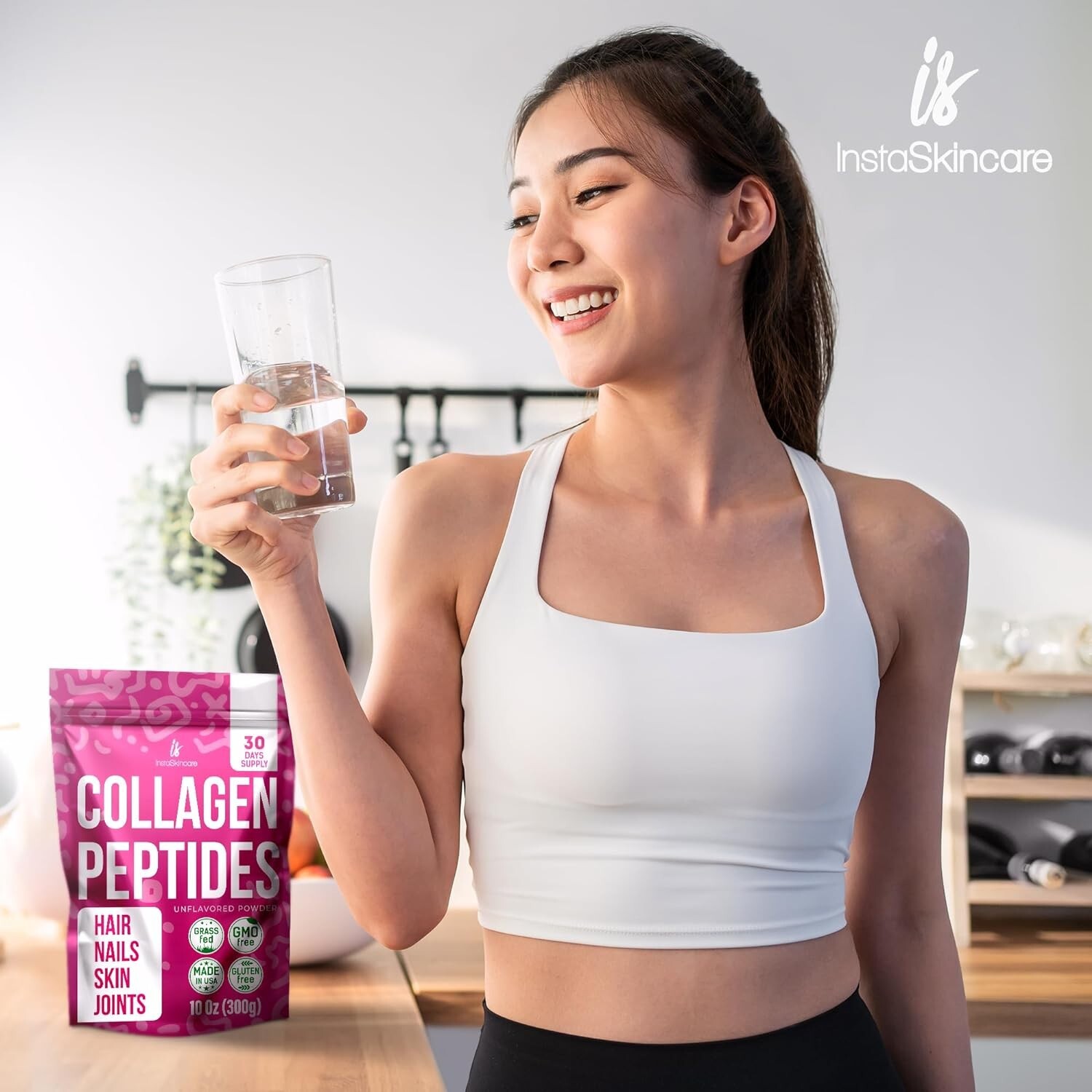 Collagen Peptides Powder for Women Collagen Protein Unflavored Types I&III 10oz