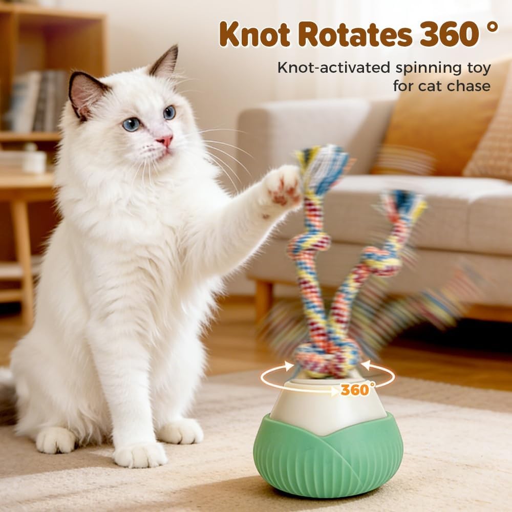 2026 New Interactive Dog Toys,Automatic Moving Interactive Cat Toy with 3 Speed