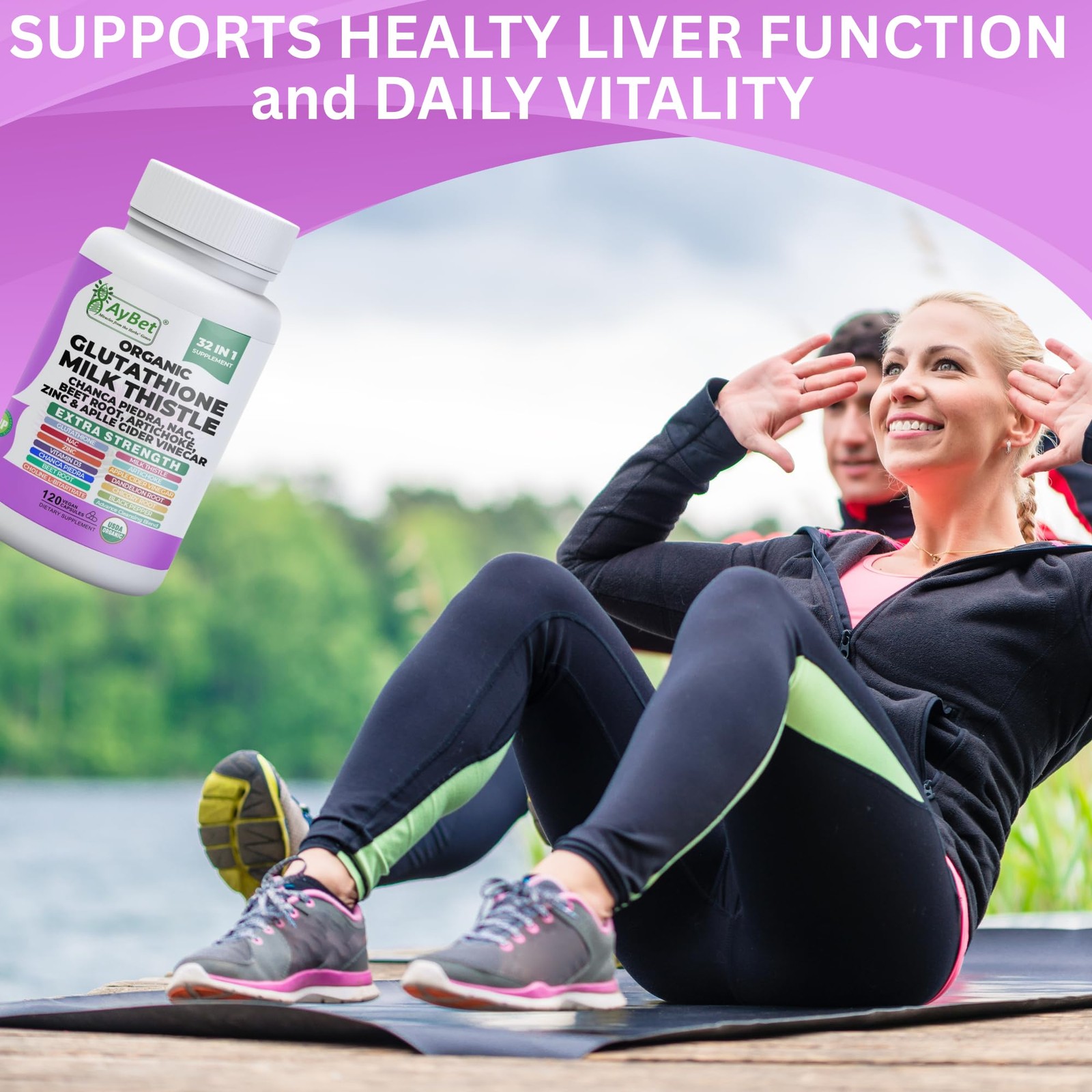 Aybet Glutathione Nac Milk Thistle Health Herbal Antioxidant Formula Chanca