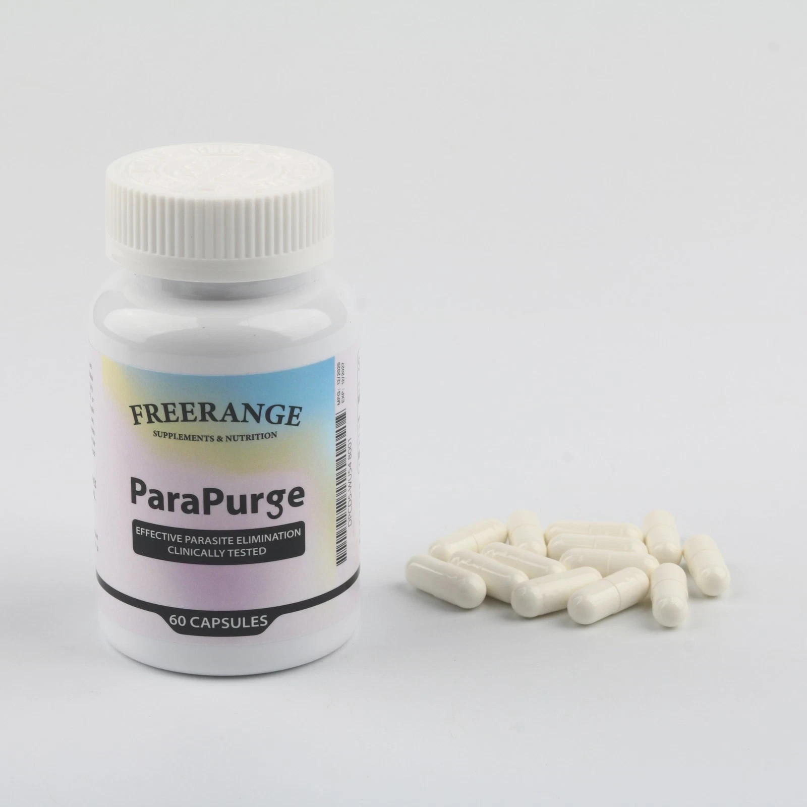 FreeRange ParaPurge Advanced Parasite Cleanser 60 Capsules Para Purge Free