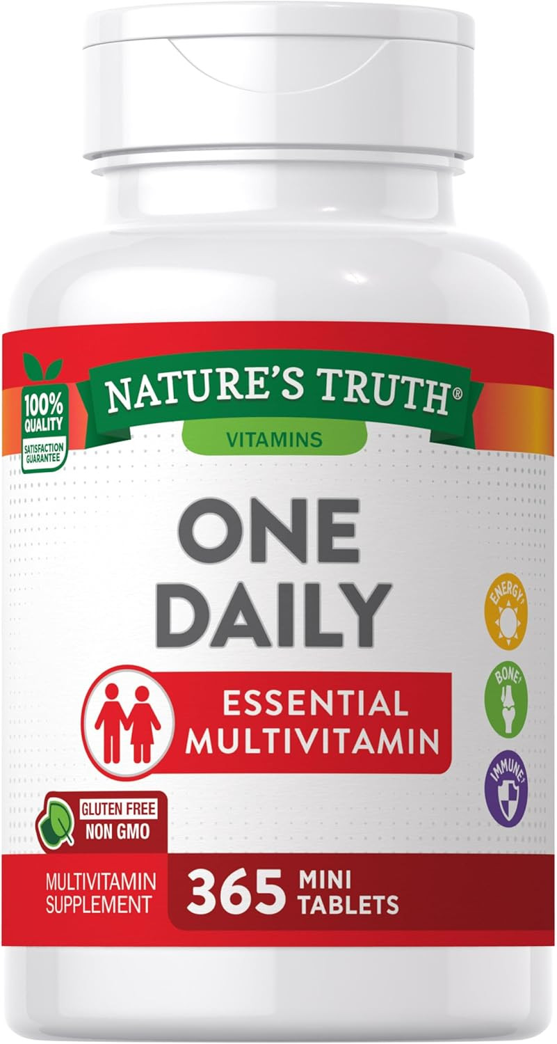 One Daily Multivitamin for Men and Women | 365 Mini Tablets | Non-Gmo & Glute…