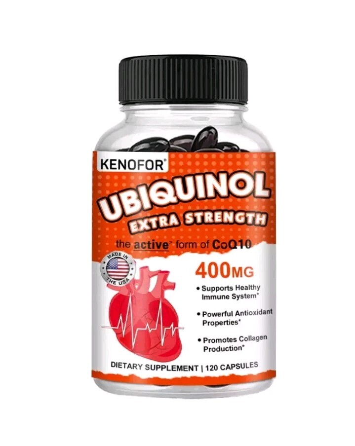 Sealed CoQ10 Ubiquinol Extra Strength 400mg Supplement – 120 Capsules