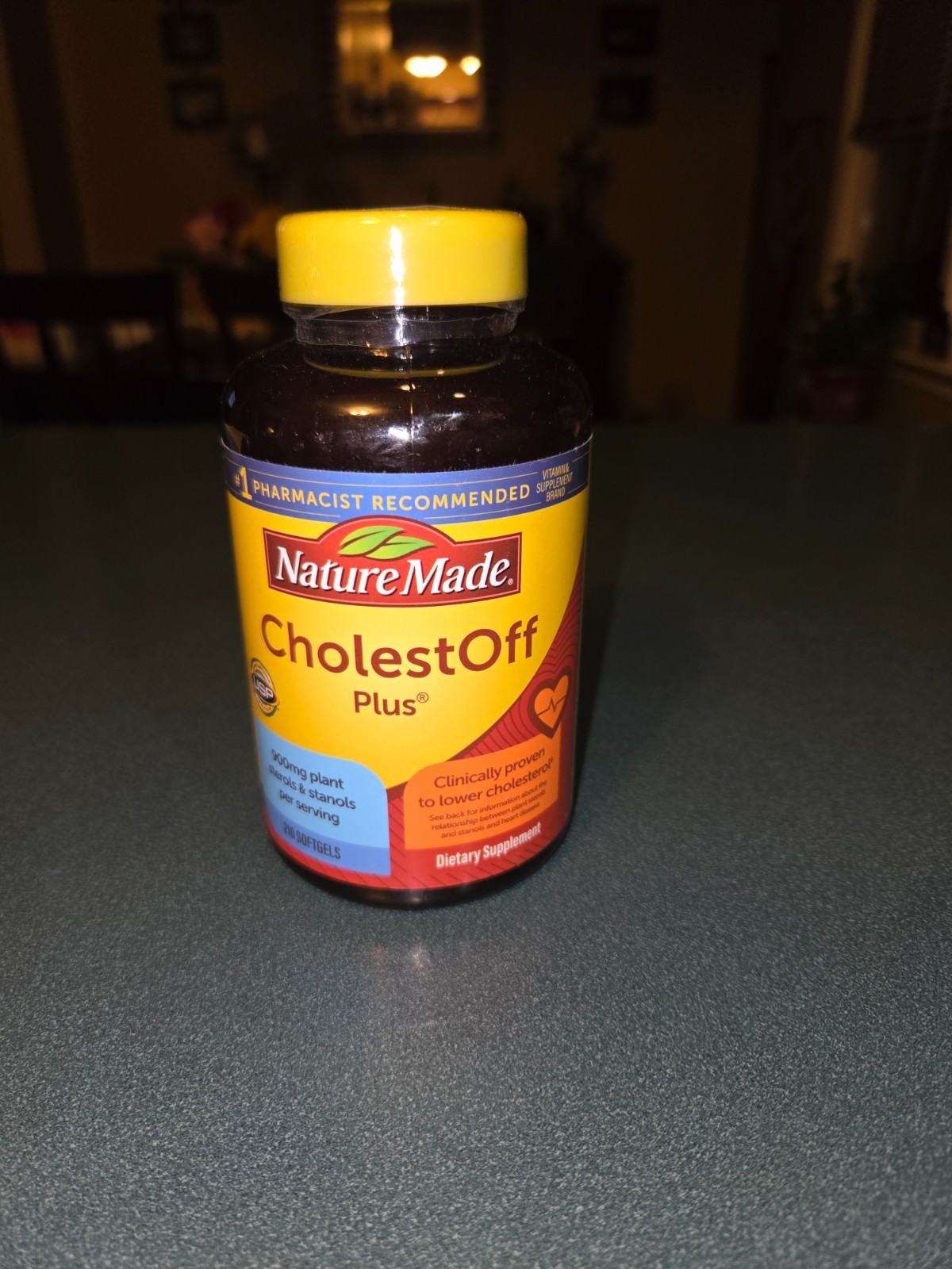 Nature Made CholestOff PLUS 900mg 210 Softgels Lower Cholesterol read descriptio