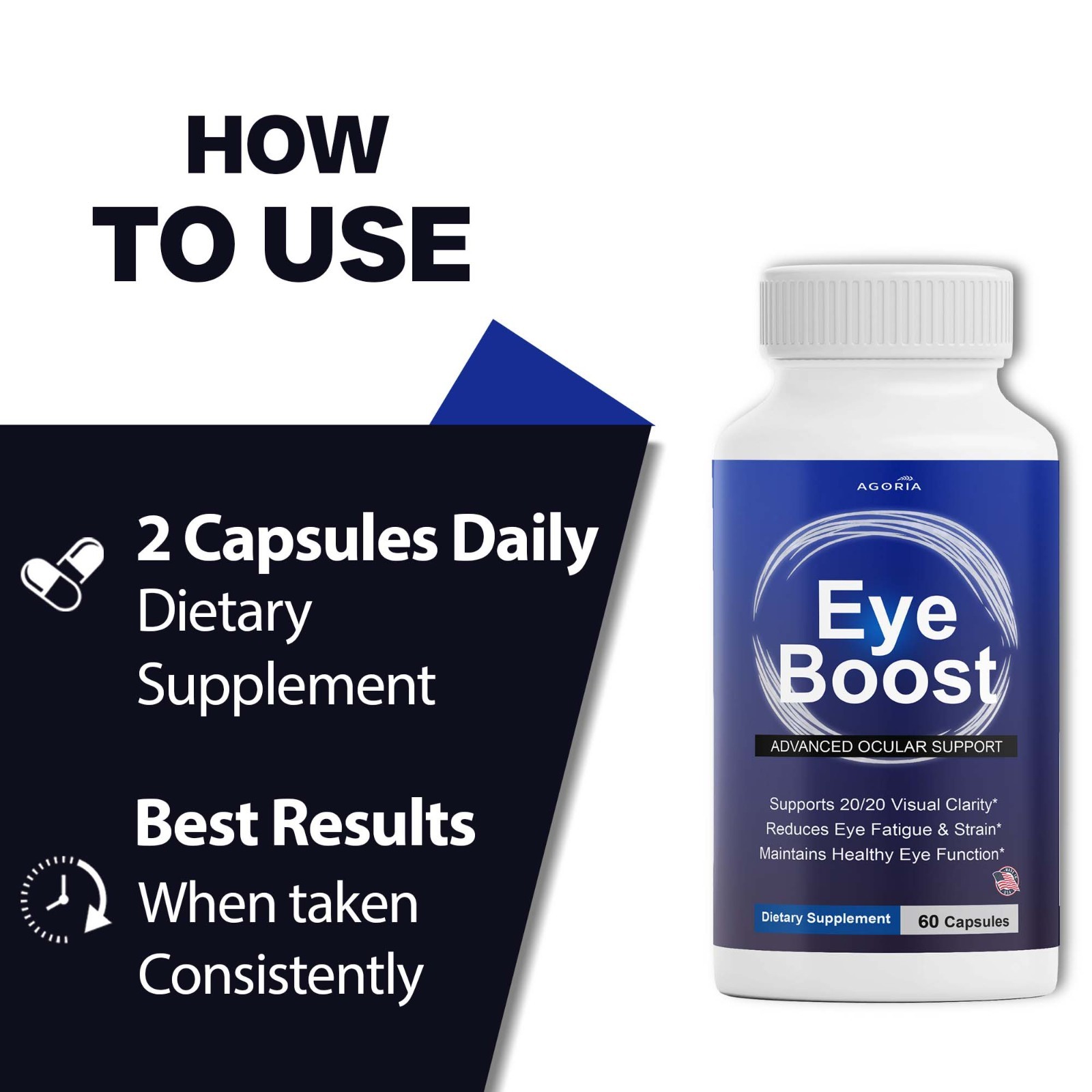 ( 6 Pack ) Eye Boost Capsules, EyeBoost Eye Health & Vision Support Supplement