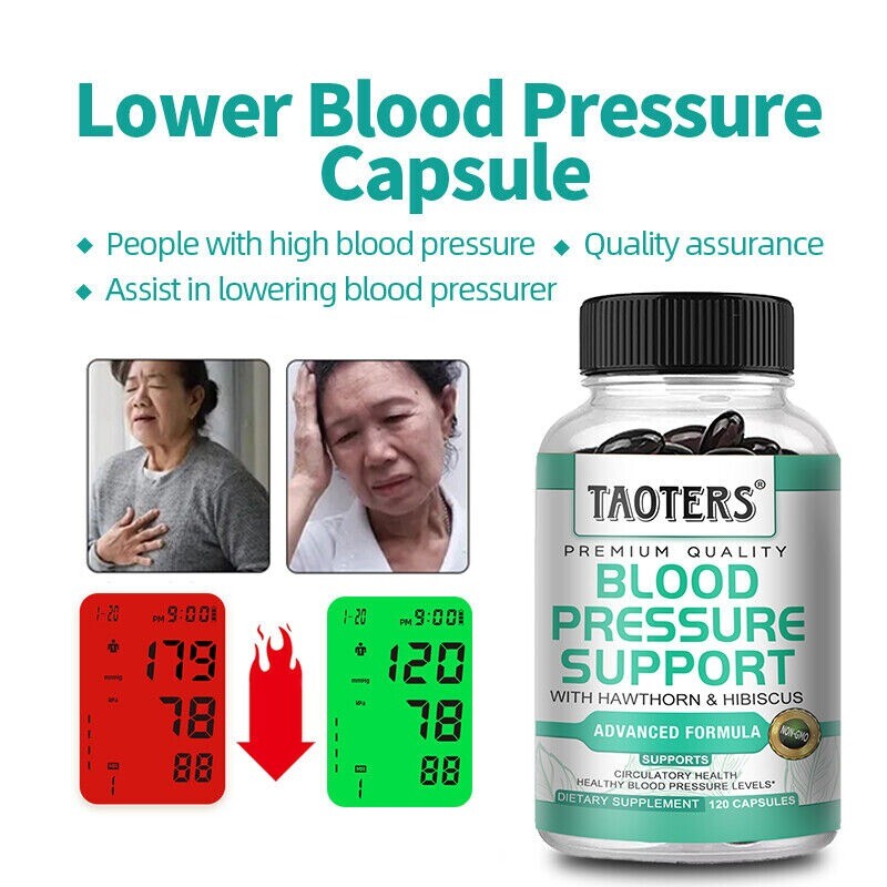 Advanced Blood Pressure Support 30 To 120 Healthy Habits Capsules