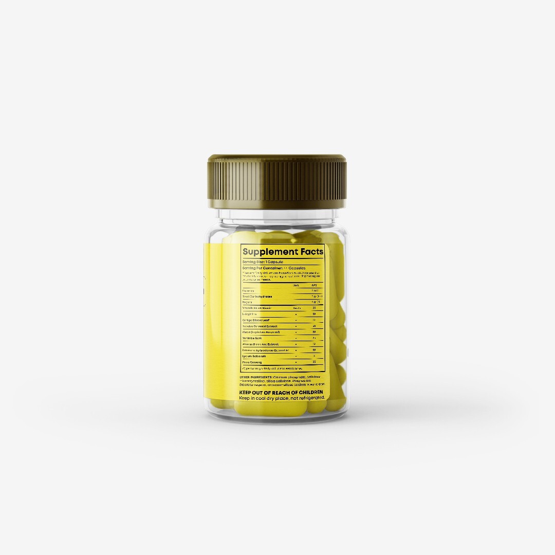 La Amarilla -Natural Supplement (1 bottles – 44 caps) – Ginkgo Biloba