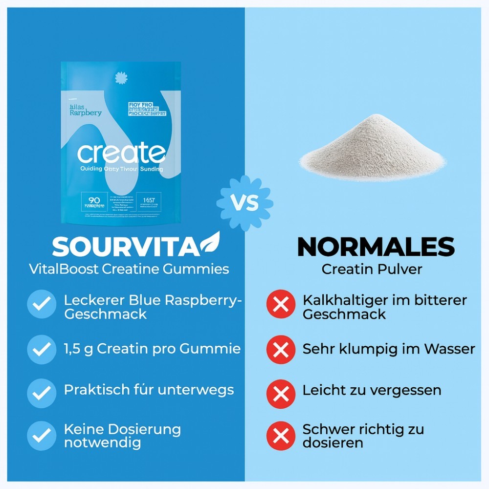Create Creatine Monohydrate Gummies – Choose Flavor – Blue Raspberry / Green App