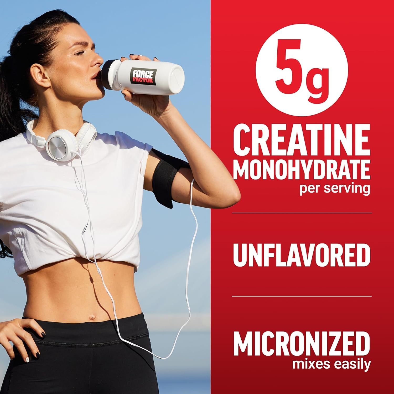 Creatine Monohydrate Powder, 5g Micronized Dose to Support Muscle Growth, Str…