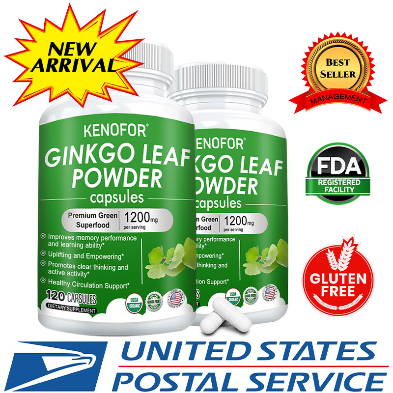 Ginkgo Biloba Extract Capsules – Improves Memory Performance & Learning ability