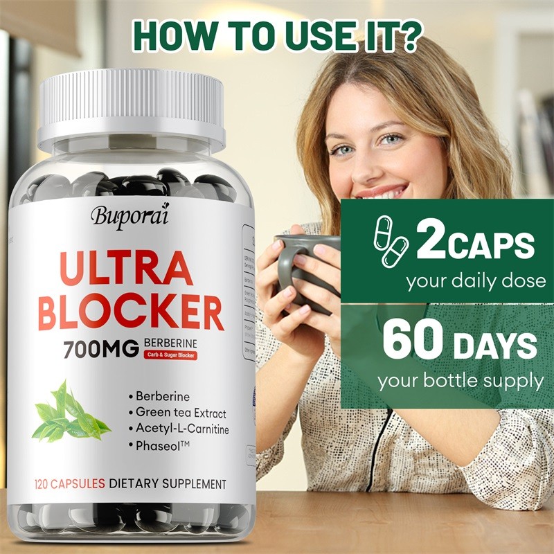 Ultra Blocker 120pcs – Reduce Bloating, Digestive Health,Antioxidant,Metabolism