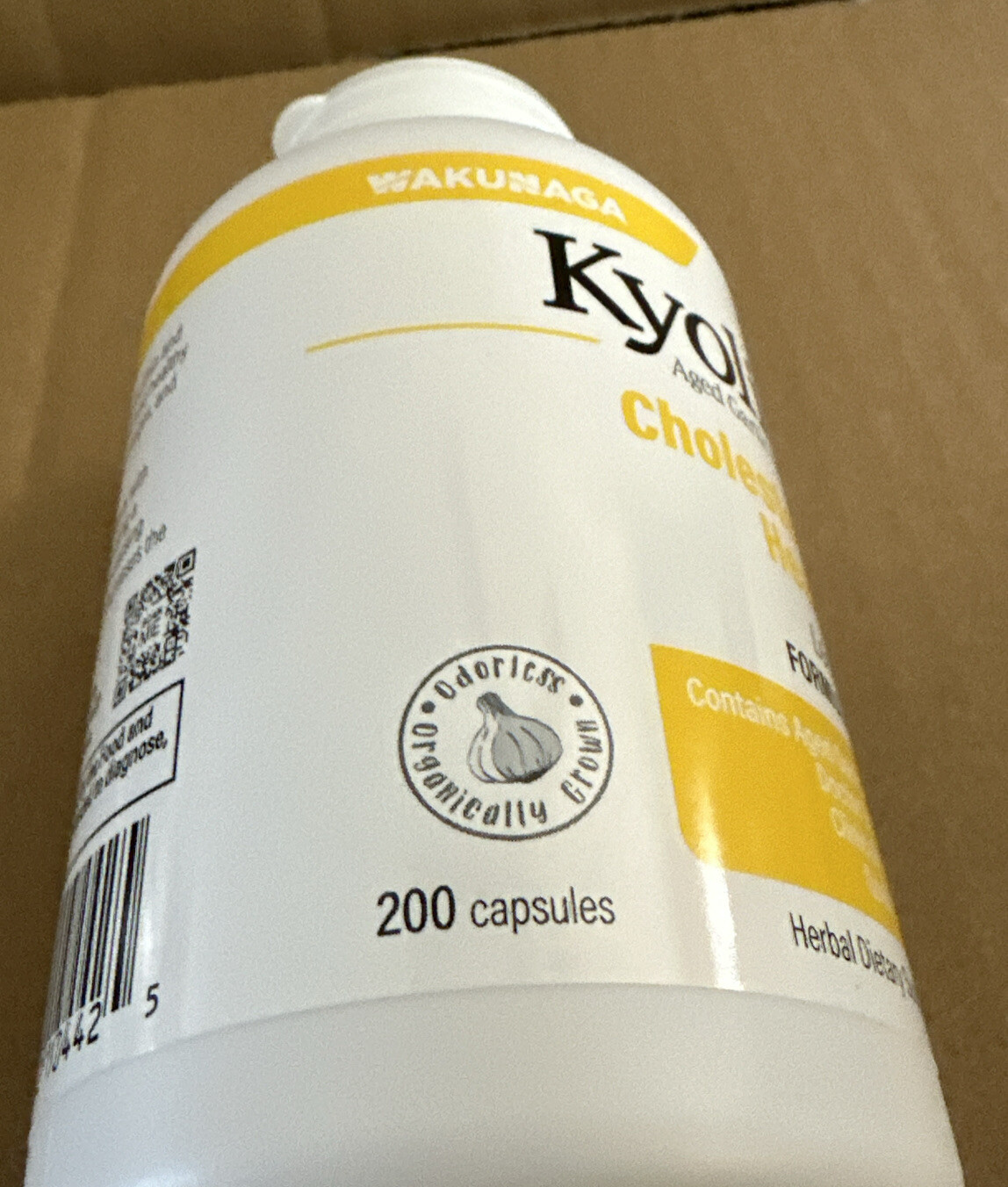Kyolic Formula 104 Garlic Lecithin Cholesterol Capsules -200 Count. Exp 12/2026