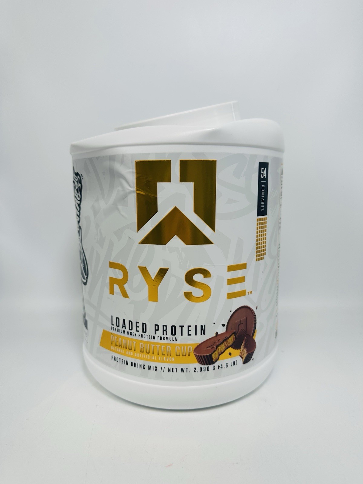 RYSE Loaded Protein Powder – Peanut Butter Cup – 54 Servings 4.6 Lb EXP 01/2028