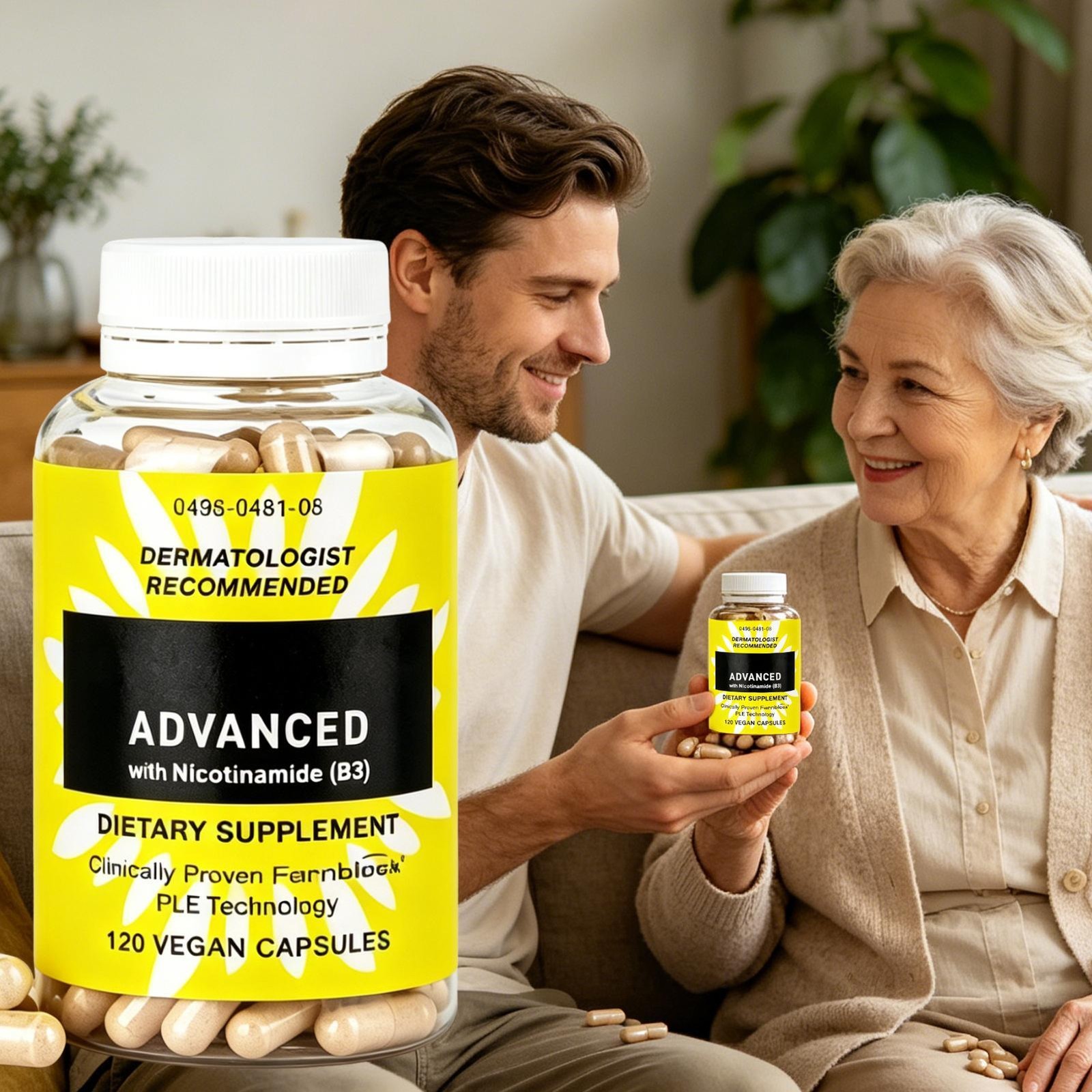 HELIOCARE Advanced Nicotinamide B3 Healthy Skin Vegan Capsules – 120 Count