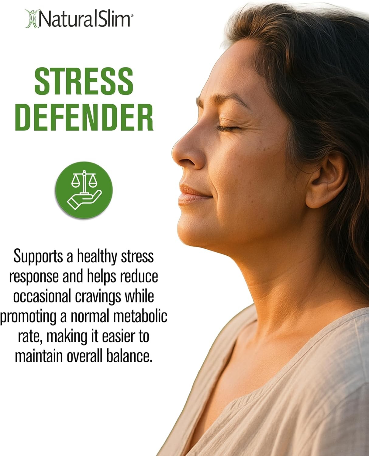 Naturalslim Stress Relief B5 Pantothenic Acid & L Tyrosine180 Capsules EXP:06/28