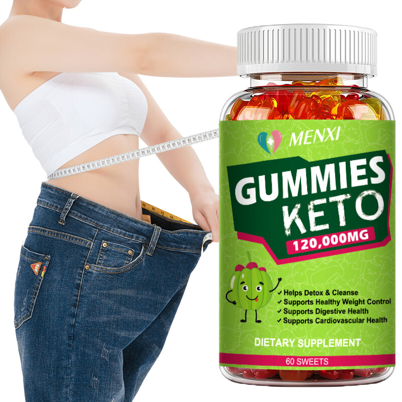 60pcs Keto Gummies Detox Cleanse Weight Loss Control Digestive Health Burn Fat