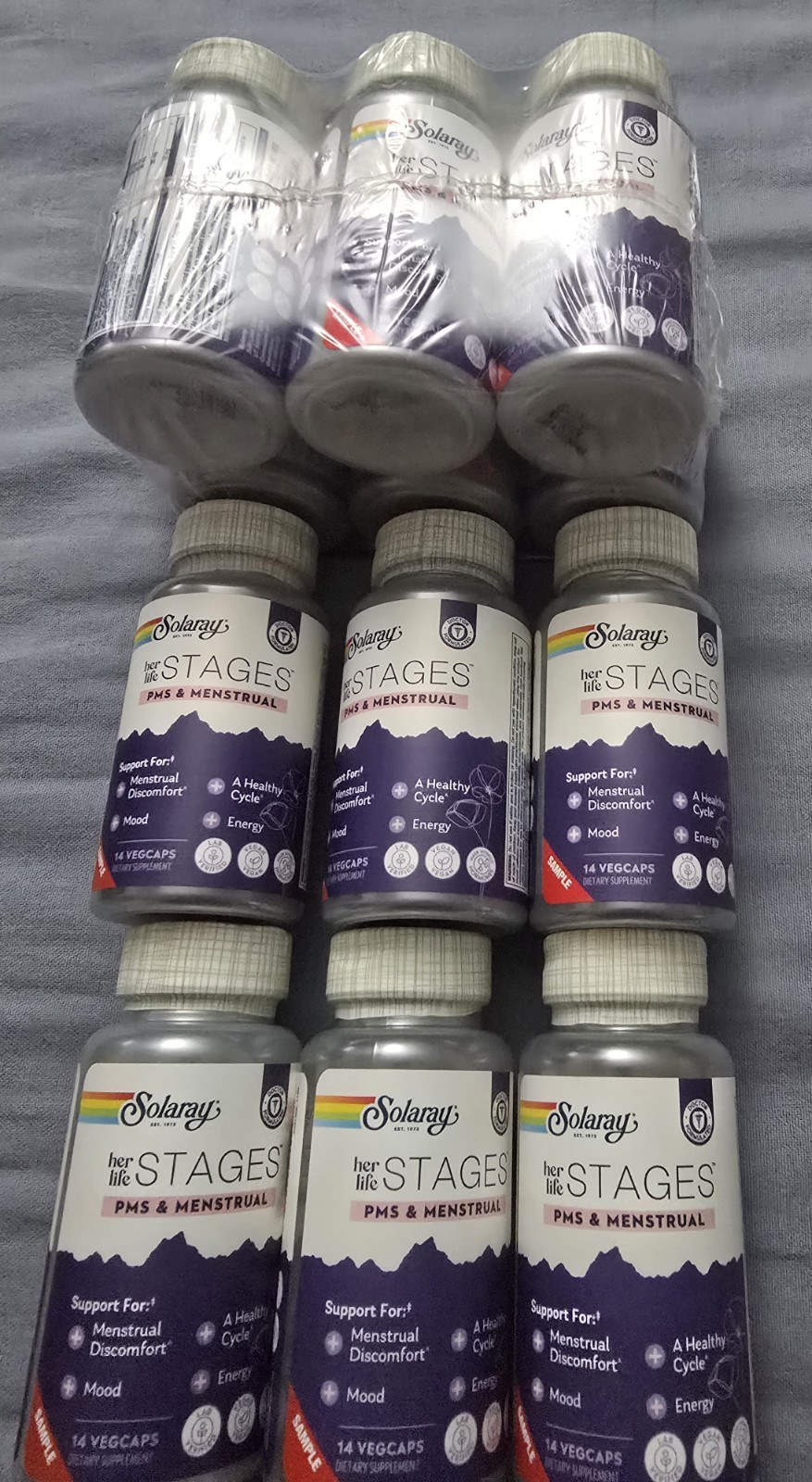 Solaray PMS & Menstrual her life STAGES – PMS Supplement Total 168 Capsules