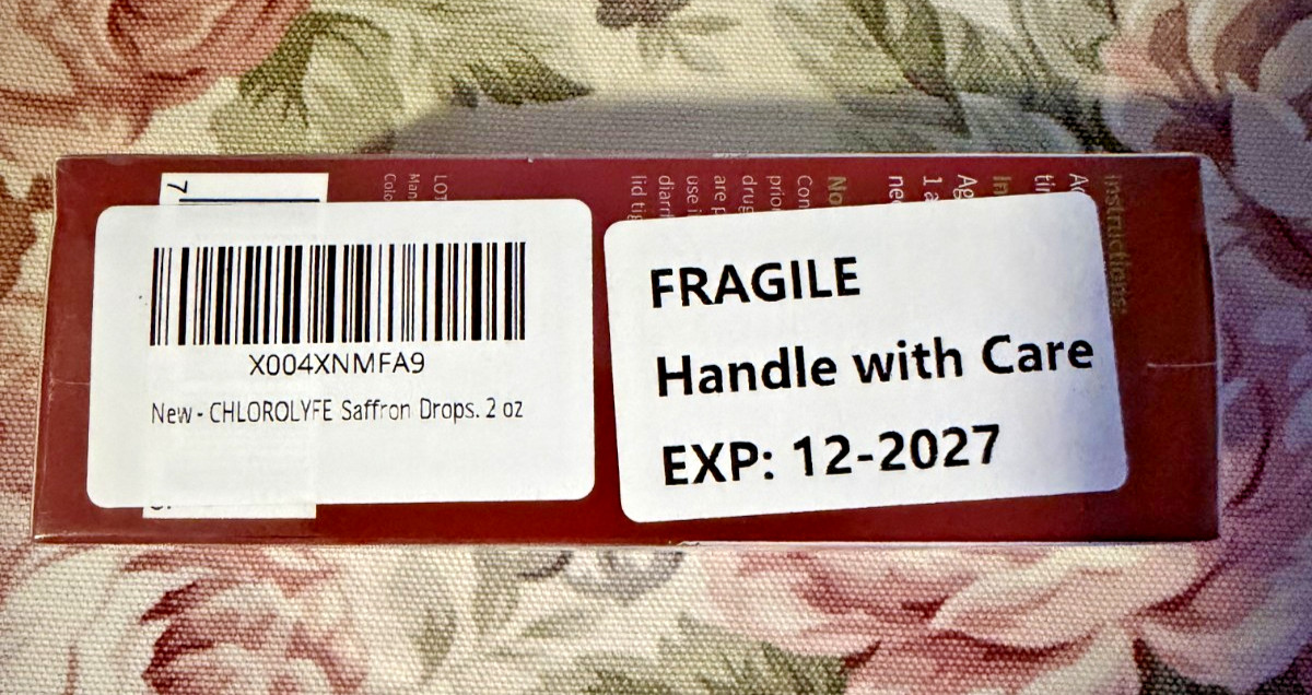 CHLOROLYFE Herbal Drops ~ 4-In-1 Saffron (Crocus sativus) Extract ~ Mood Support