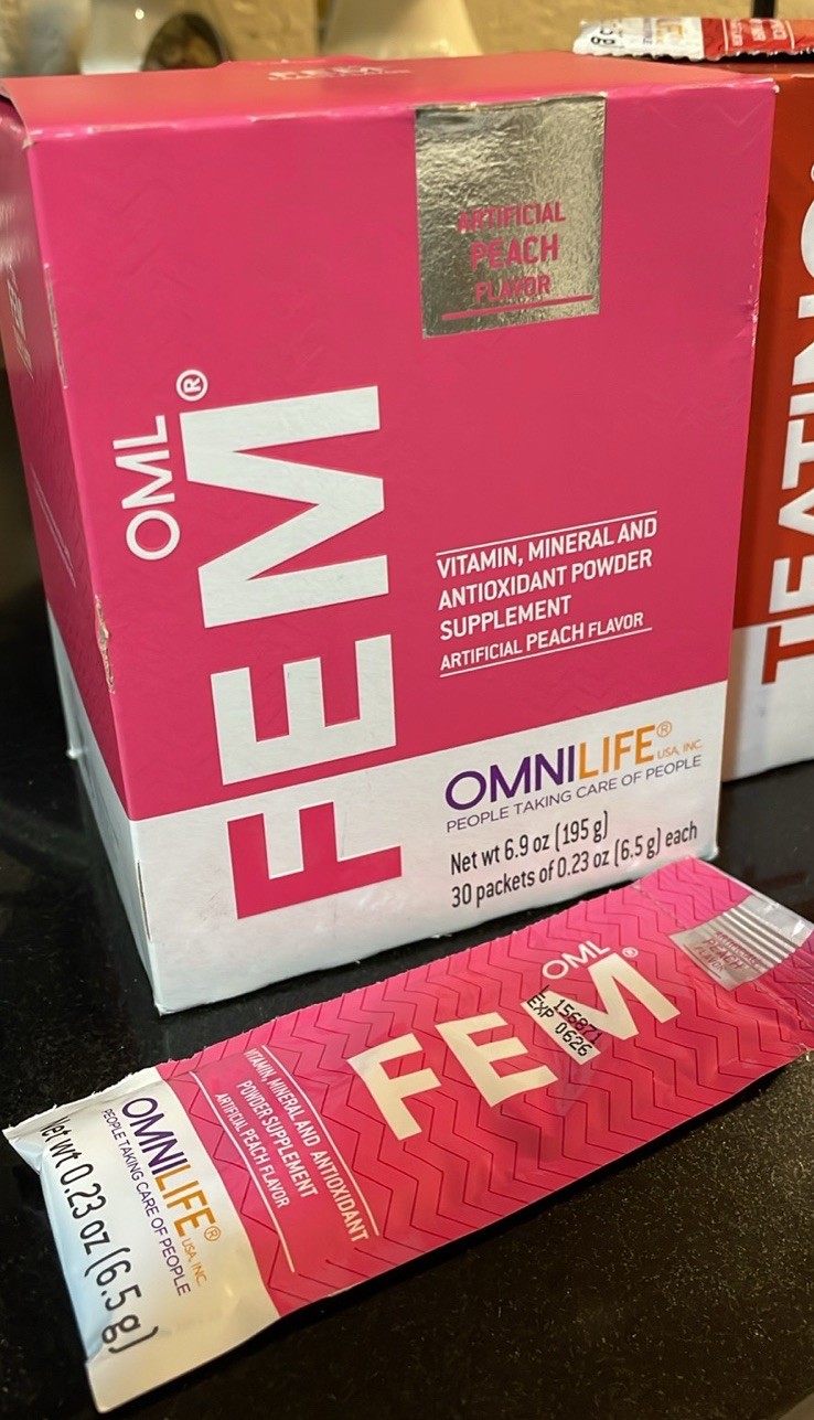 OML Fem Omnilife Sabor Durazno Box with 30 Sachets