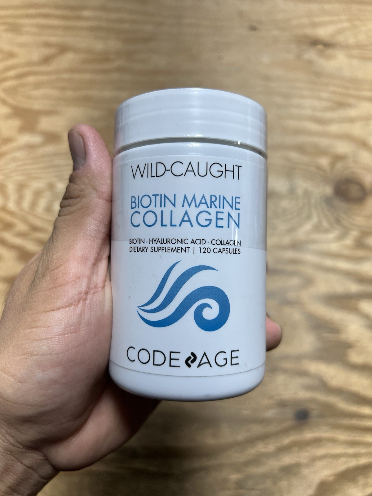 CodeAge, Wild Caught Biotin Marine Collagen 120 Capsules 01/2026 2-PACK