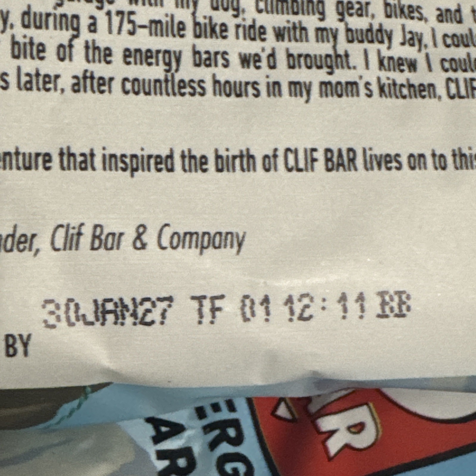 CLIF BAR – Energy Protein Bars – 20 Count , Cool Mint Chocolate EXP 01/27