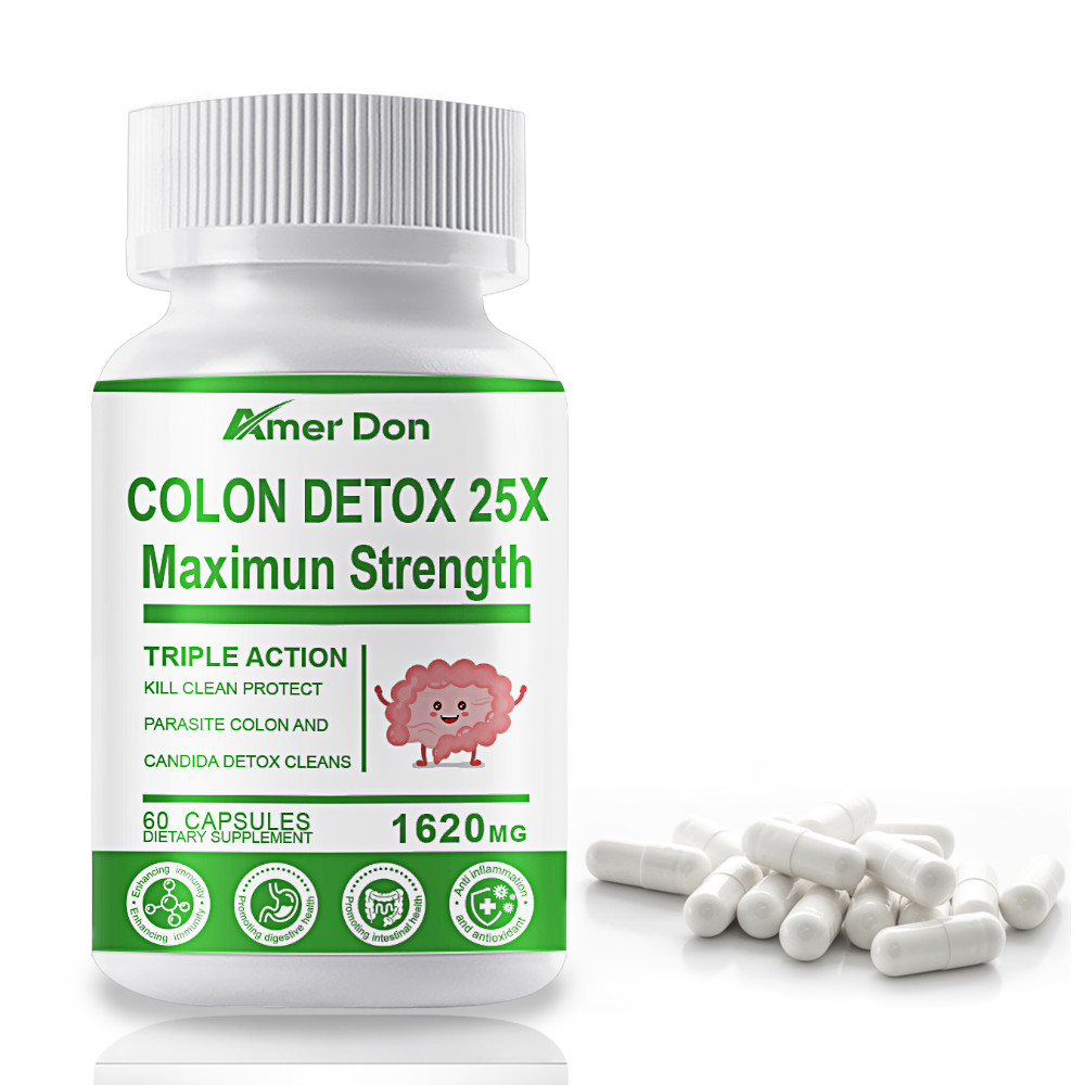 Parasite Cleanse DETOX Liver Colon Yeast Killer Pills All Natural detox candida