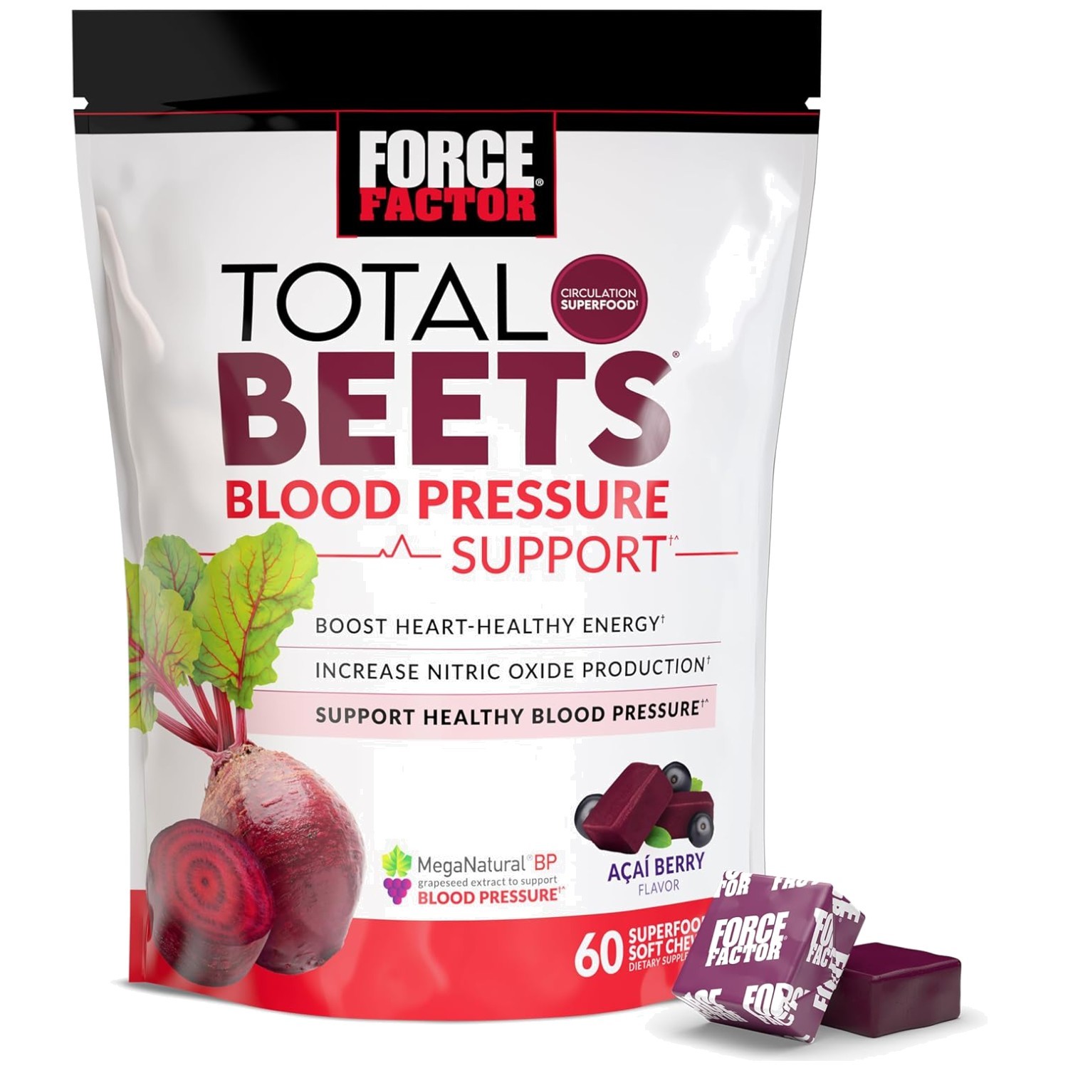 Heart Health Support Chews – Beet Powder & Grapeseed Extract