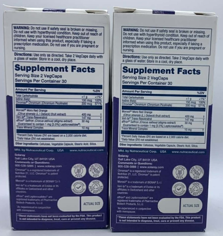 2PK Solaray Stages PostMenopause ~ 60 Vegcaps Each ~ EXP 9/26 ~ FAST SHIP