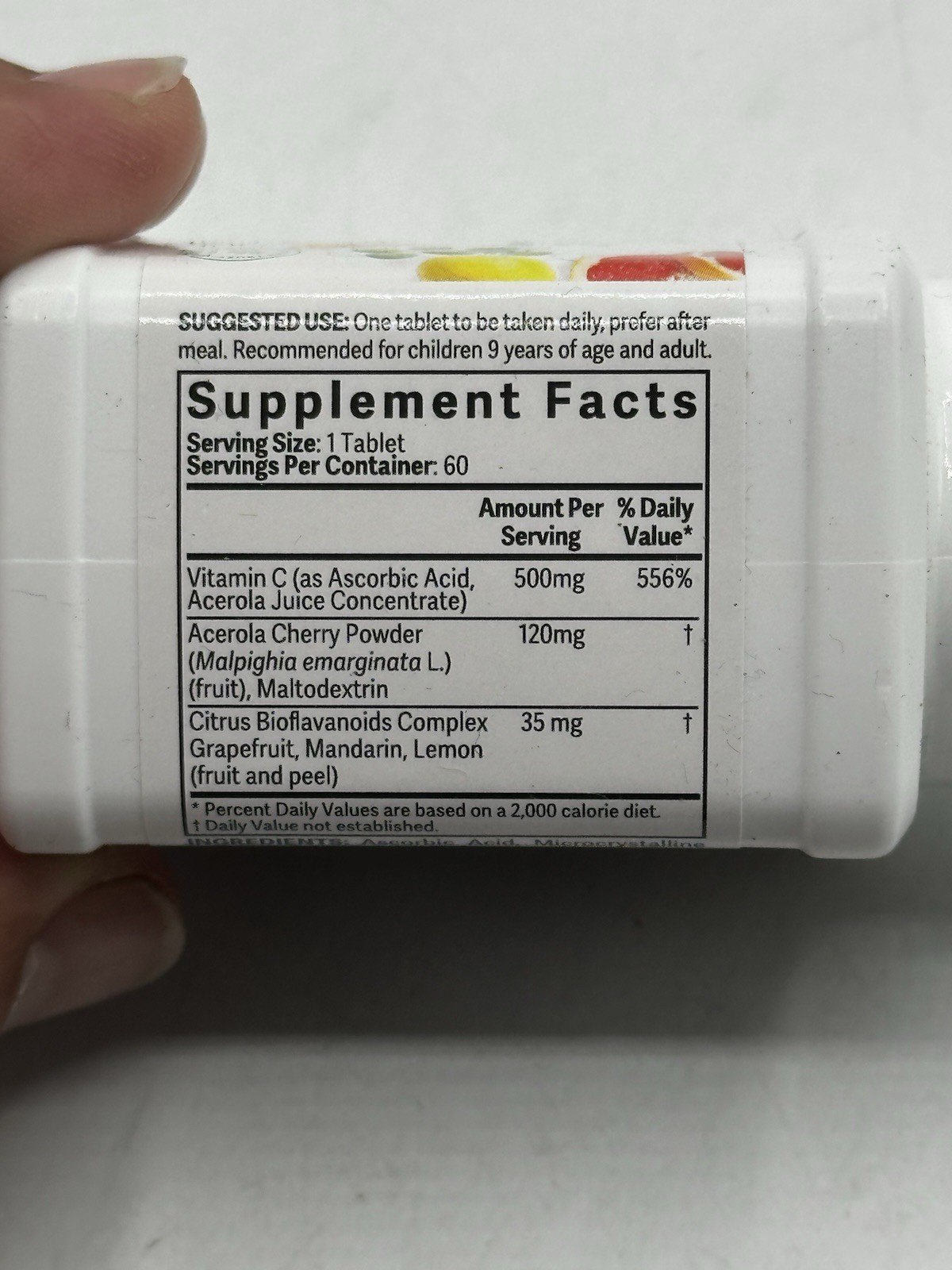 Nutrilite Vitamin C Extended Release 500mg 60 Tablets Exp 01/2028