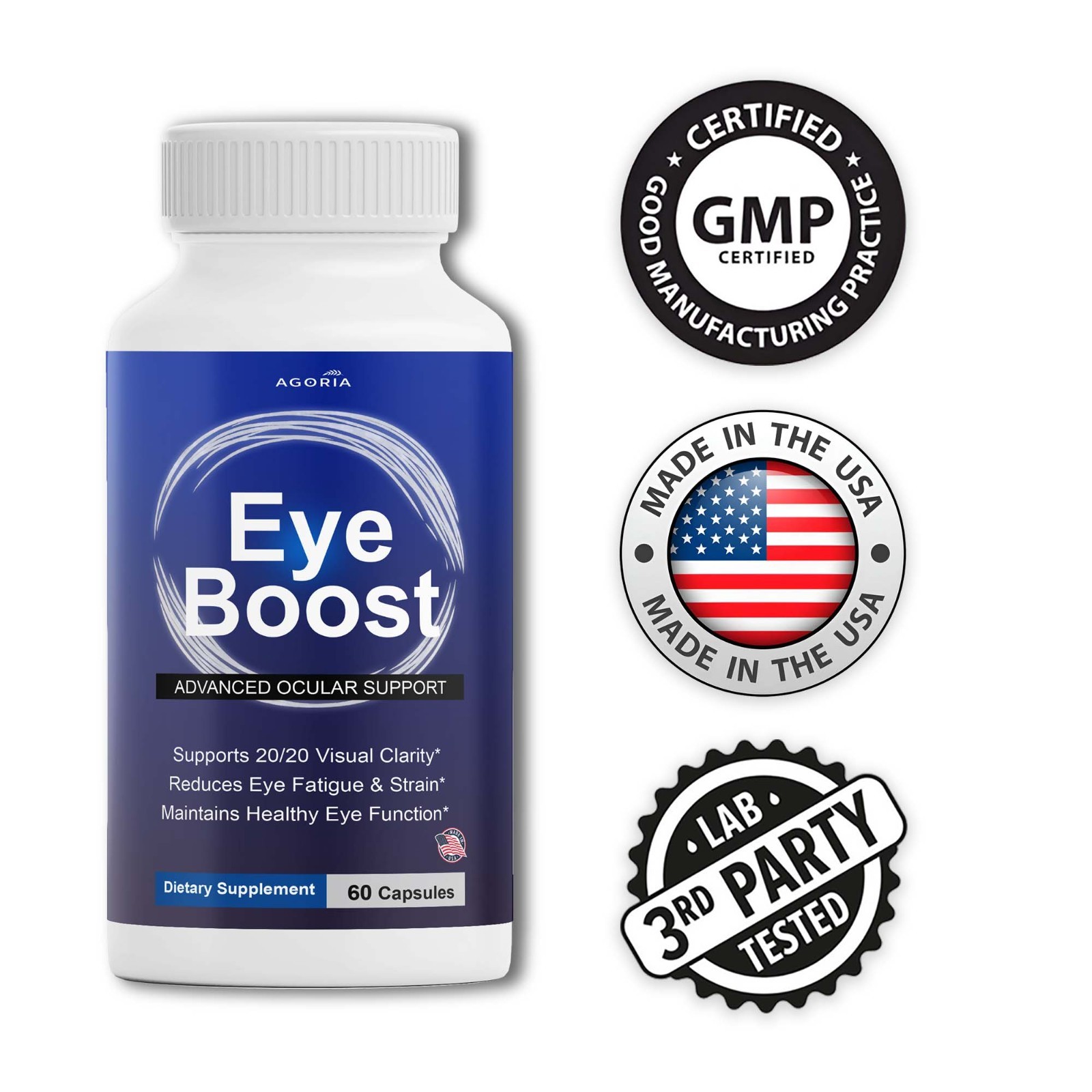 ( 6 Pack ) Eye Boost Capsules, EyeBoost Eye Health & Vision Support Supplement