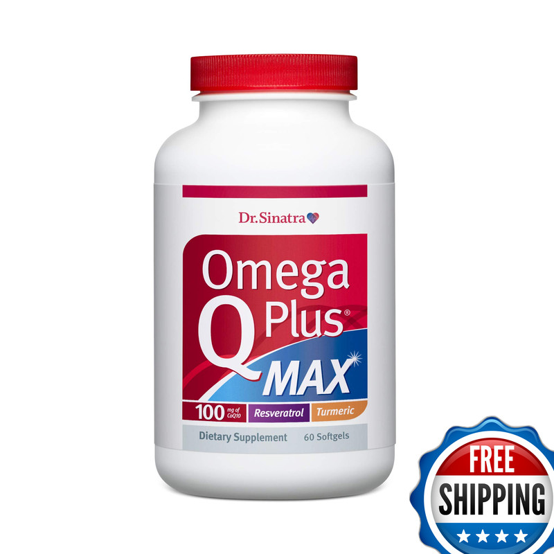 Dr. Sinatra Omega Q Plus Max – Omega 3 Dha/Epa Coq10 Resveratrol Turmeric –