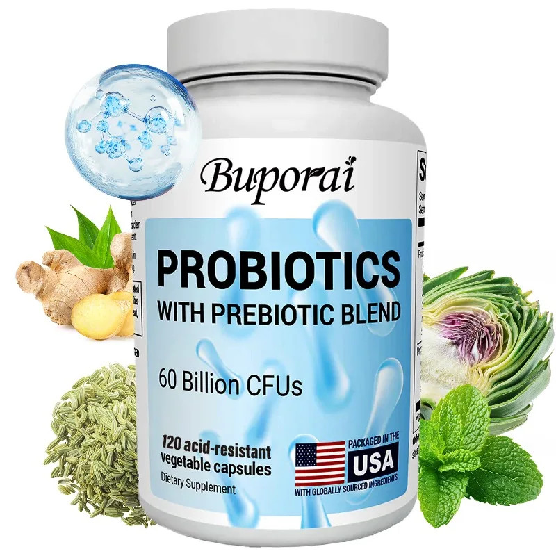 Probiotic 120pcs,Promote Intestinal & Digestive Health,Balances Intestinal Flora