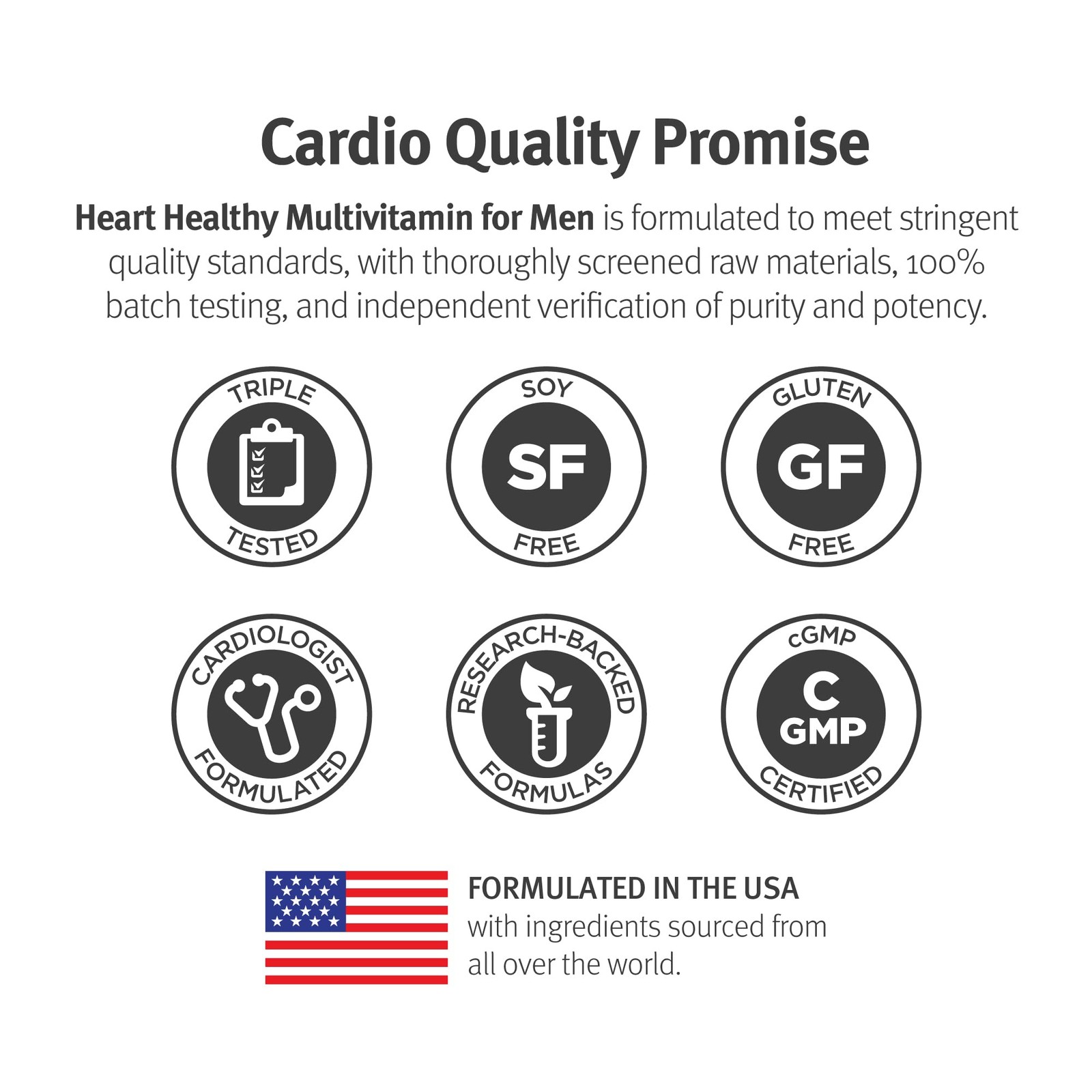 Dr. Sinatra Heart Healthy Multivitamin For Men Vitamin D 1000 Iu A B12 C E And