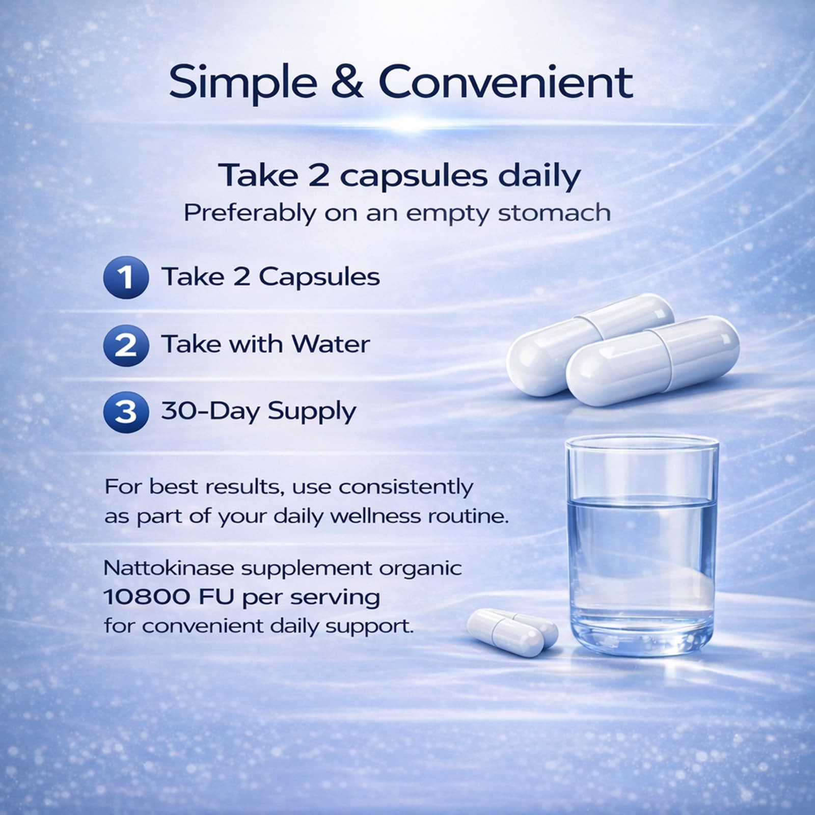 Nattokinase 10800 Supplement FU Per Serving 60 Capsules Expiry 2026 4 Pack