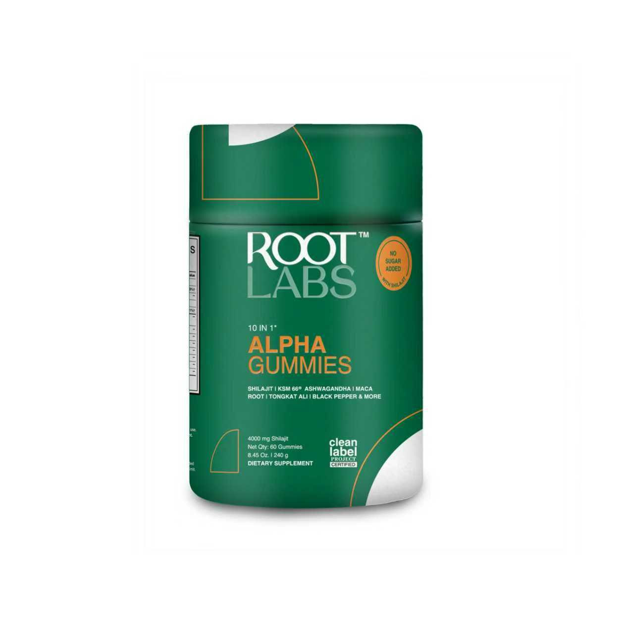 Root Labs 10-in-1 Alpha Sea Moss 60+60 Sugar-Free Gummies