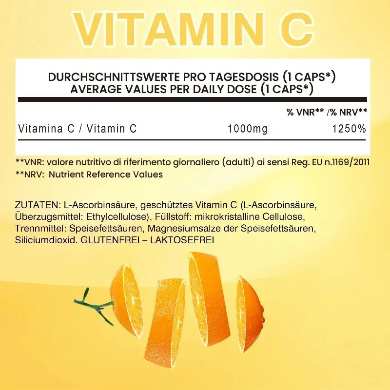 Vitamin C 240pcs,Supports Skin Hair & Nails Health, Promoting Overall Well-being