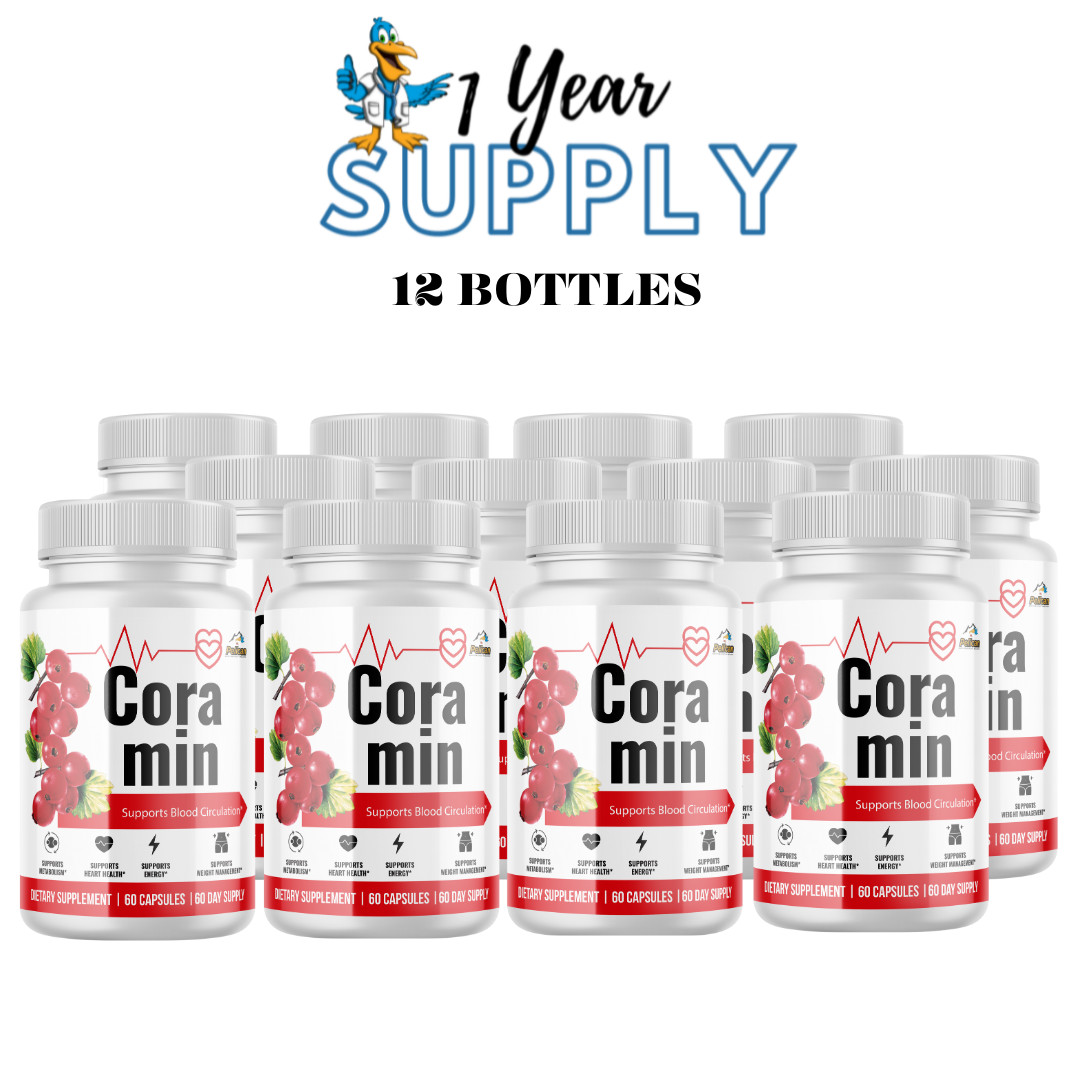 Coramin- Blood Support- 12 Bottles- 720 Capsules
