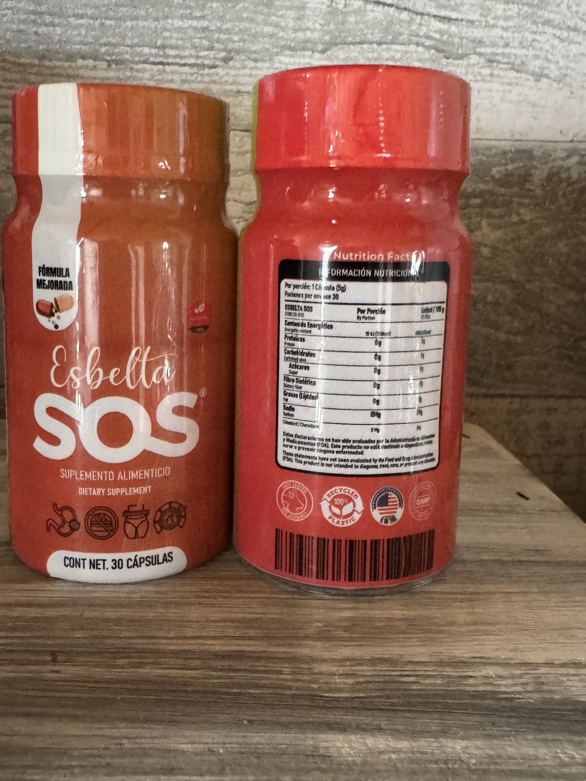 2 BOTTLES Esbelta SOS Slim Regular