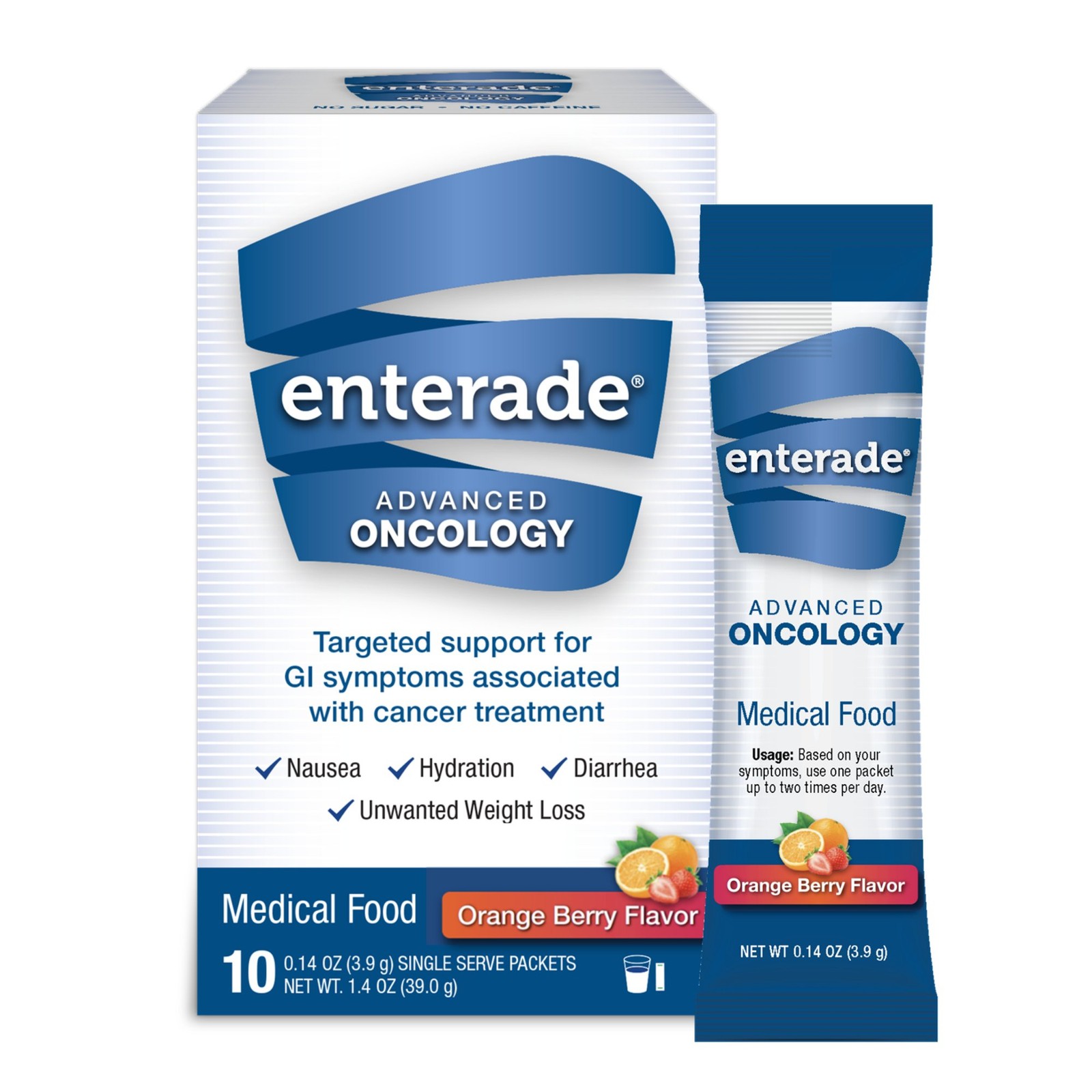 enterade Advanced Oncology Oral Supplement Orange Berry Flavor 0.13 oz. 1 Ct