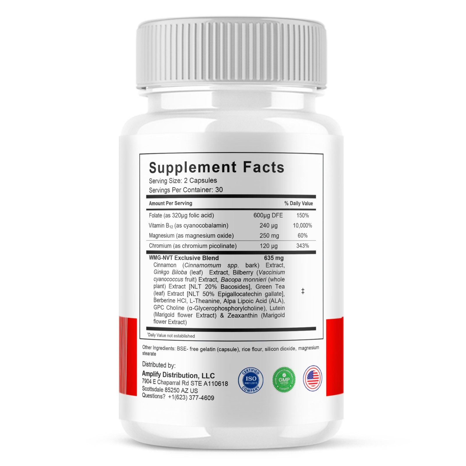 Glytrix Premium Blood Support, Glytrix Advanced Pills (60 Capsules)