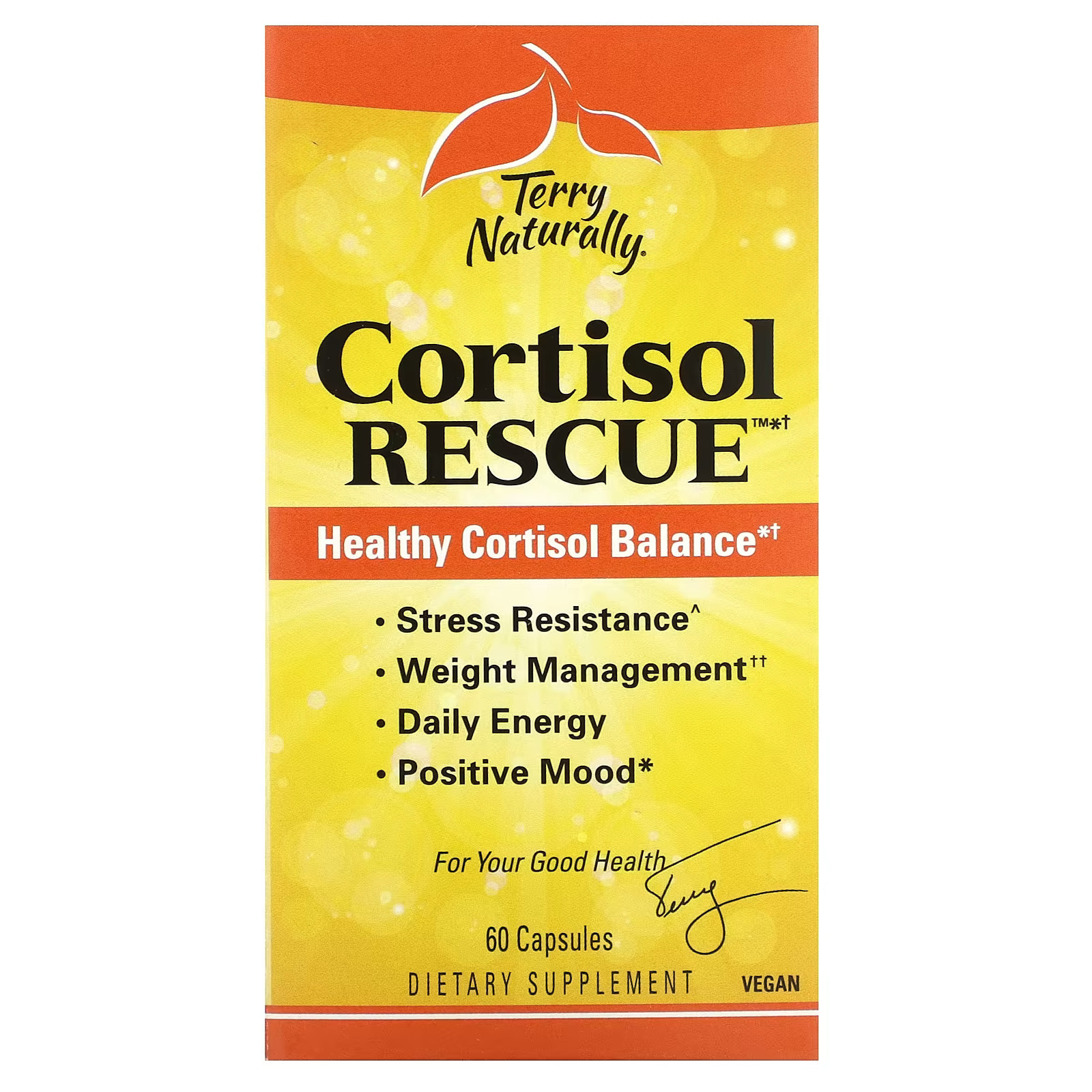 2 X Terry Naturally, Cortisol Rescue, 60 Capsules